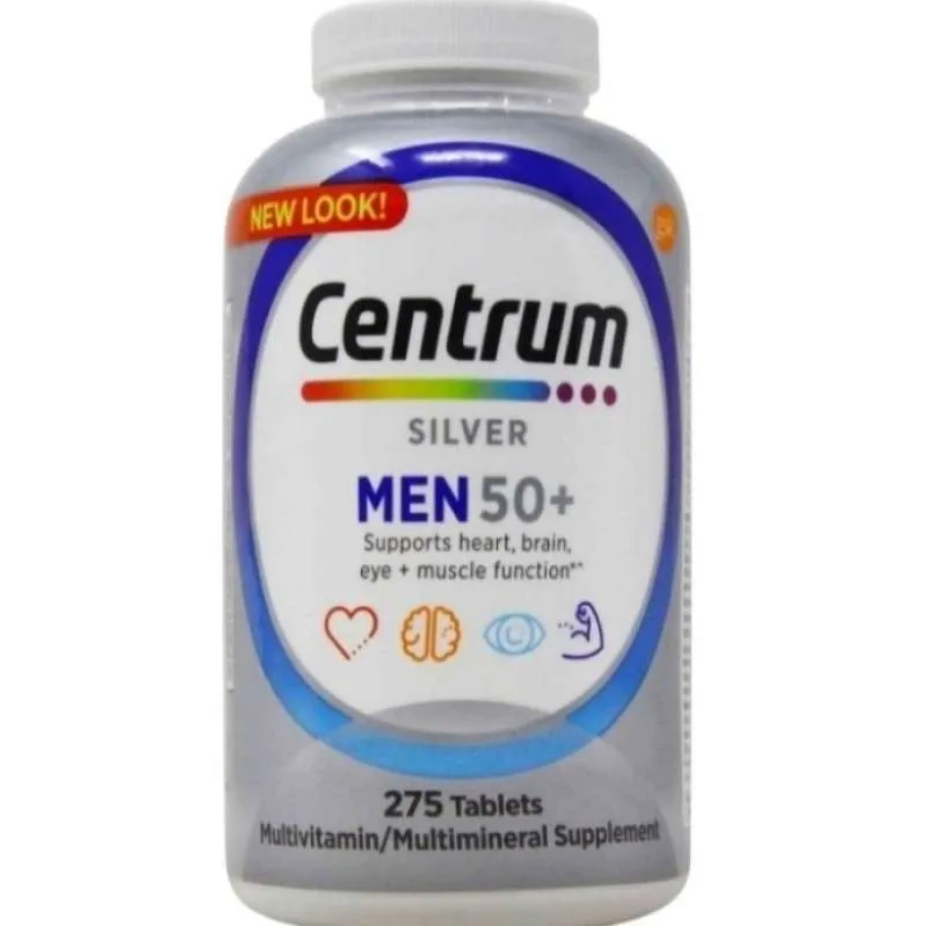 CENTRUM Silver Men 50+ Multivitamin 275 Tablets (SINGAPORE)