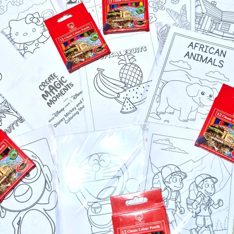 

SAM - set mewarnai DIY mewarnai anak souvenir coloring set