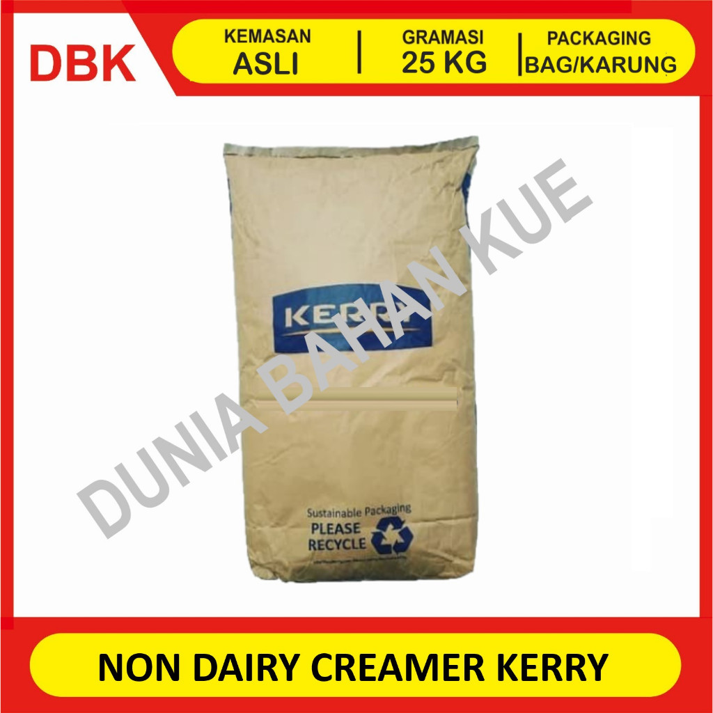 

(KHUSUS GOSEND/INSTANT) KERRY NON DAIRY CREAMER - 1 ZAK 25 KG / KRIMER KERRY ex. MALAYSIA