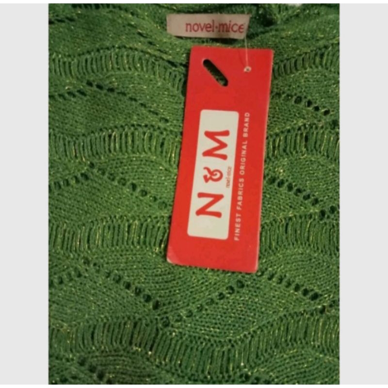 baju wanita/ rajut Novel Mice Ori