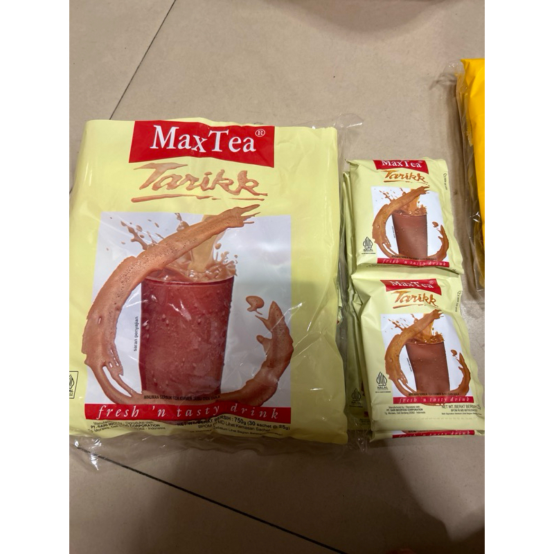 

MaxTea Tarikk 25gram renceng