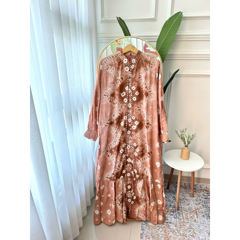 gamis jumputan palembang