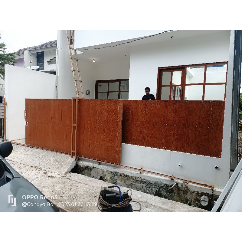 pagar plank wood dengan tebal 1mm