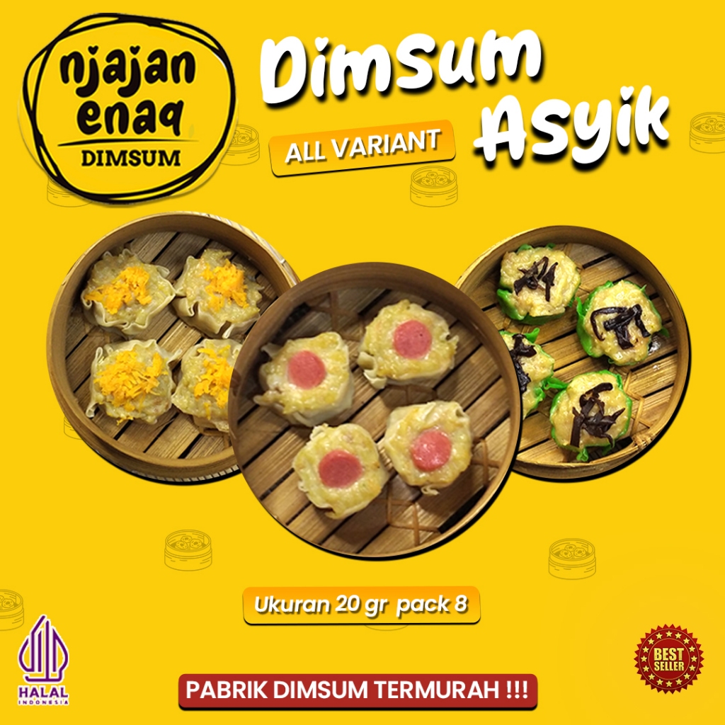 

DIMSUM ASYIK 20gr PACK ISI 8 ❤️ NJAJANENAQ ❤️