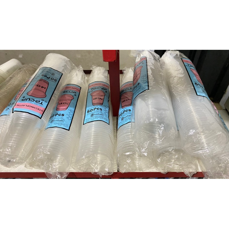 cup gelas plastik tebal