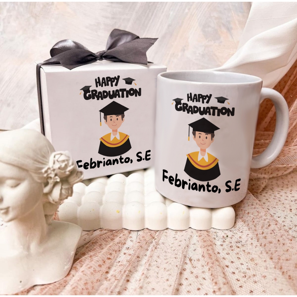 Mug Wisuda / Mug Custom / Kado Wisuda
