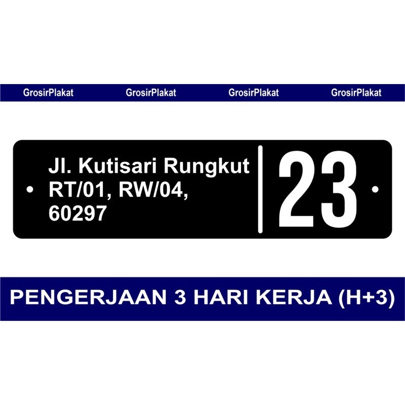 

Akrilik Nomer Rumah / Nomer Rumah timbul