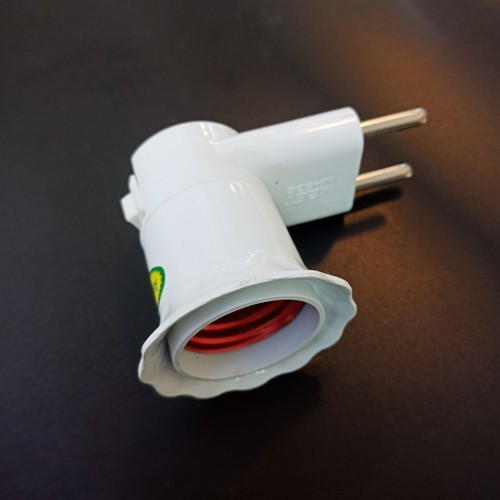 Fitting Fiting Lampu Tidur Fiting Colok+Saklar Switch ON OFF Hitam Putih MEET 632