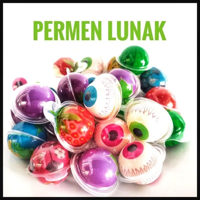 

Permen Lunak, Permen viral, Permen Bola Mata Rasa Buah