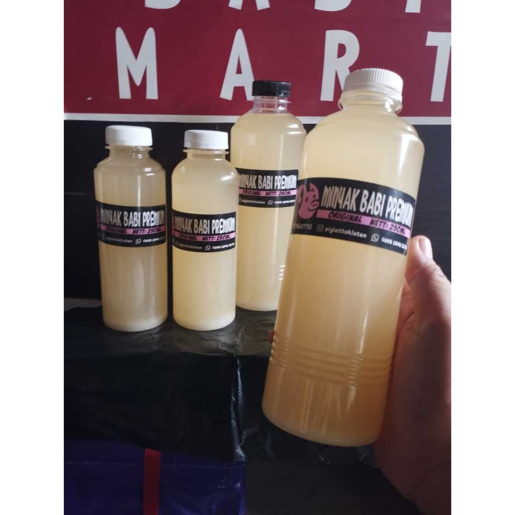 

Minyak babi premium 1000ml