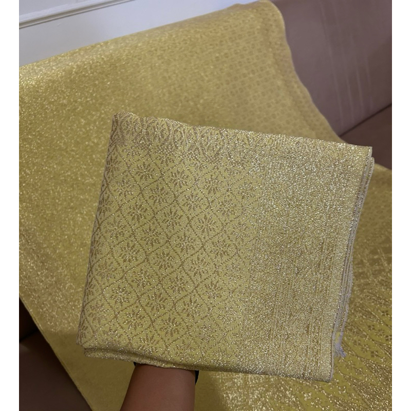 Songket pandai sikek full gold/songket padang gold