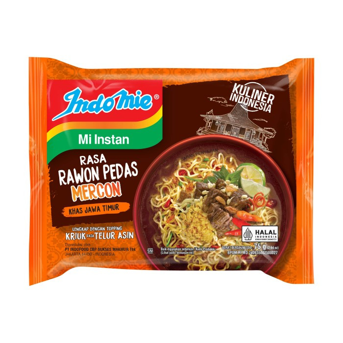 

Indomie Rawon Pedas Mercon 75gr