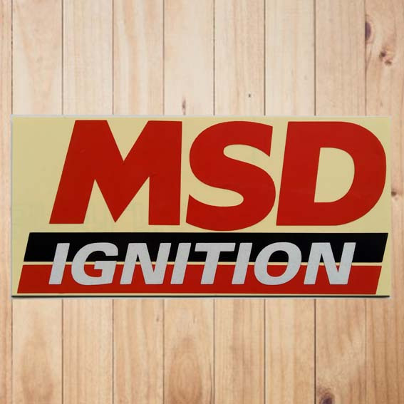CUTTING STICKER MSD IGNITION