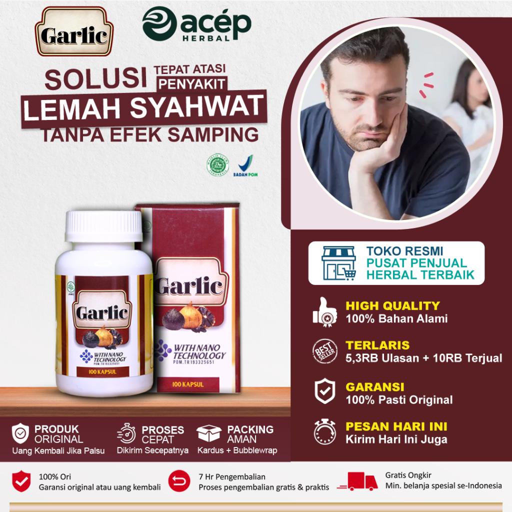 Obat Lemah Syahwat dan Vitalitas Pria ImpotenDisfungsi Ereksi Penambah Stamina Penunjang Tahan Lama 