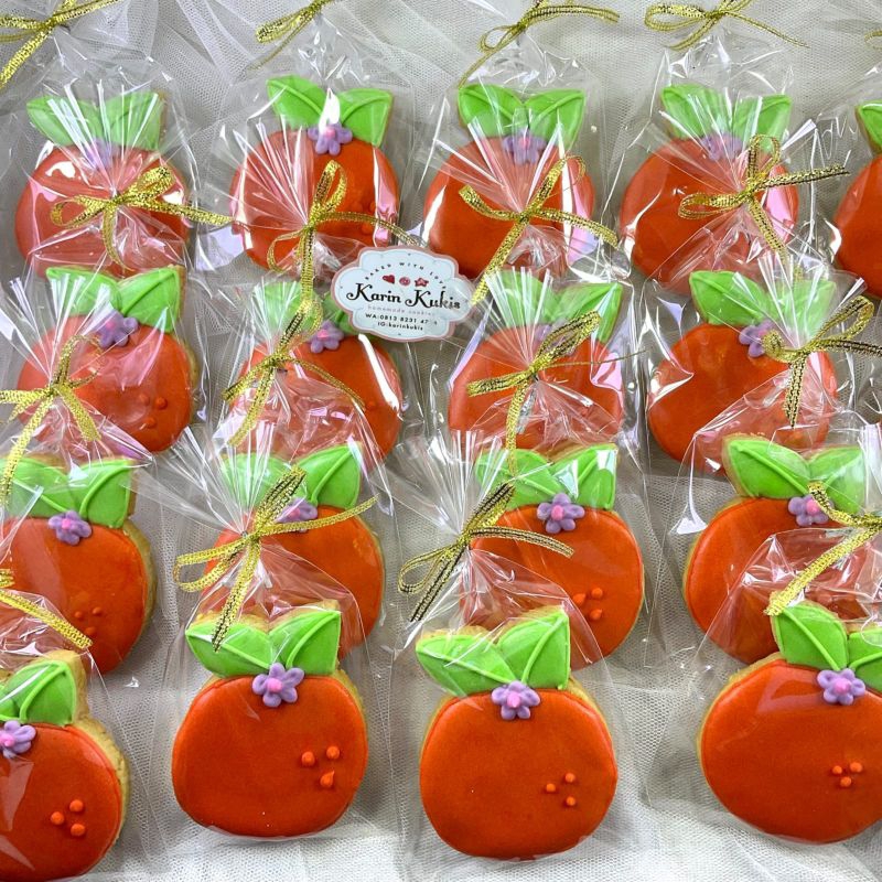 

Kukis karakter satuan tema Jeruk (minimal 10pcs)