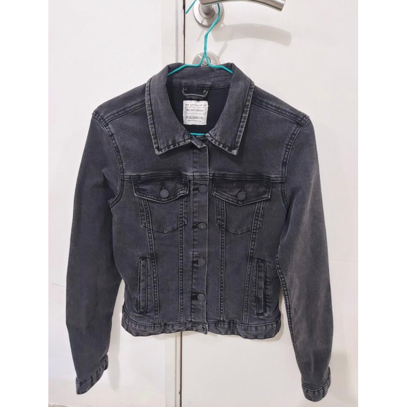 Pull&Bear Black Denim Jacket