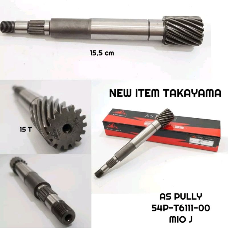 As pully mio j / as slah mio gt / engkol x ride 115 15t takayama 54PT611100