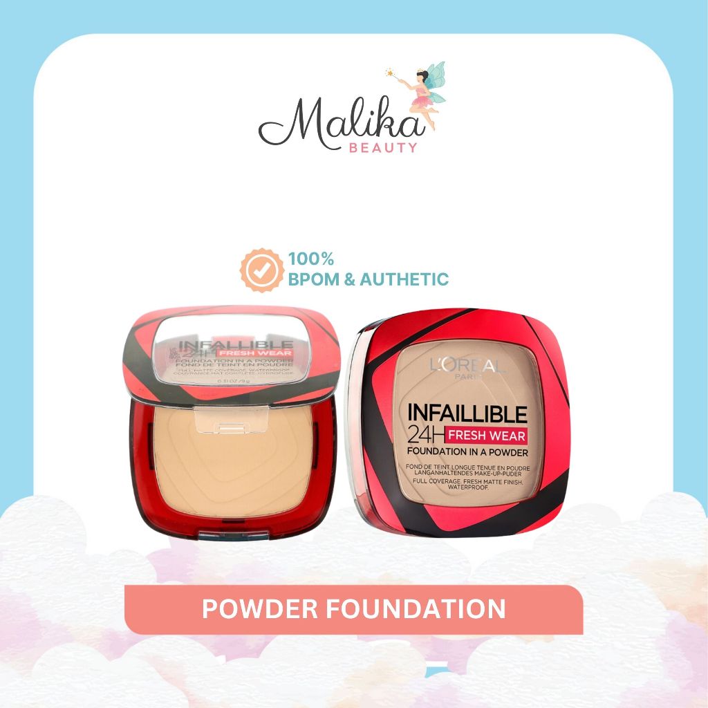 Malika Beauty | LOREAL Paris Infaillible 24H Fresh Wear Foundation in A Powder | Foundation | Powder