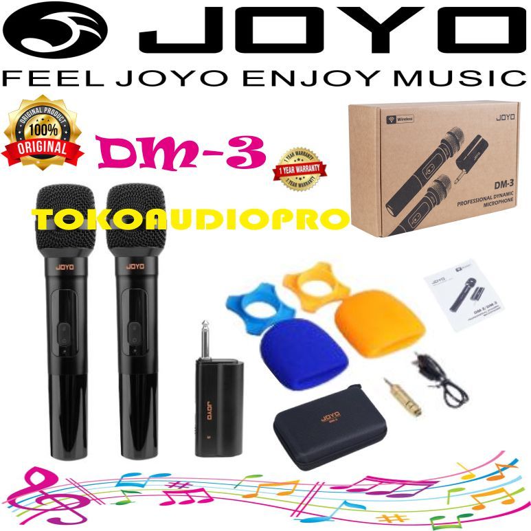 Mic Joyo DM-3 Wireless Dynamic Microphone Wireless Joyo DM3