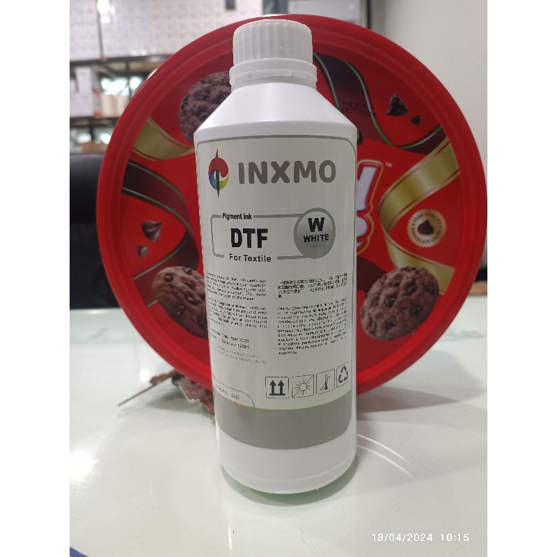 Tinta Sablon Dtf W / White Inxmo 1 Kg