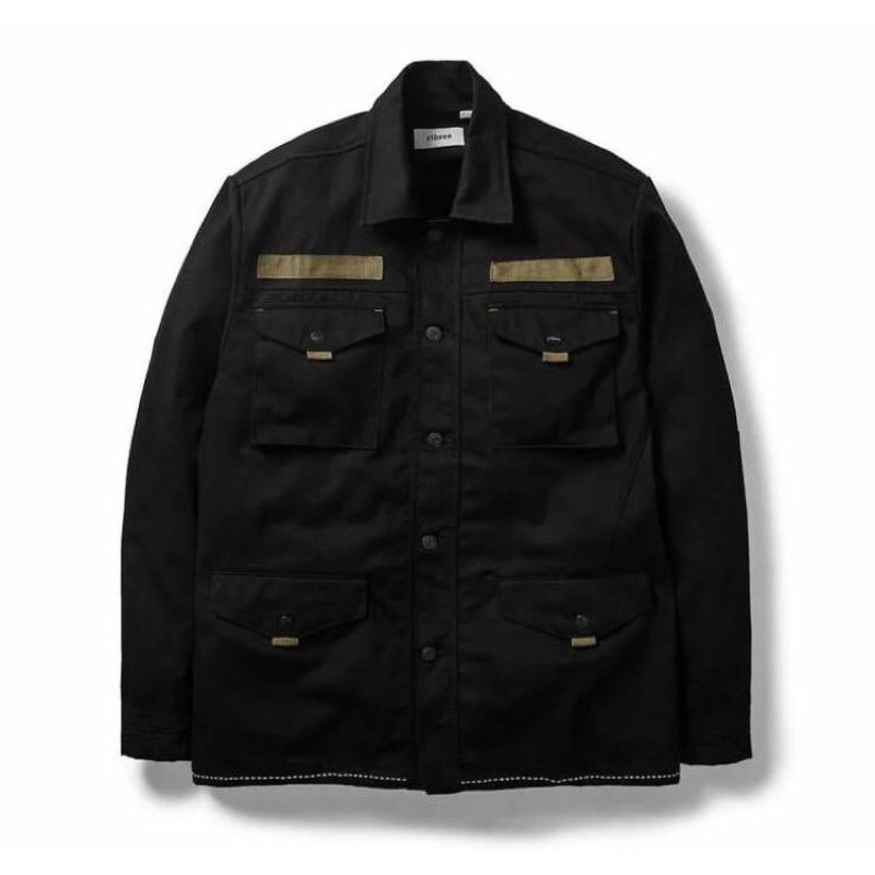 Elhaus Ground Jacket Digi Boro Black