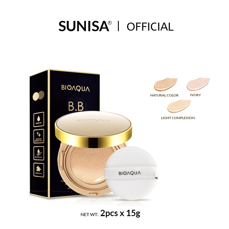 BIOAQUA AIR CUSHION BB CREAM 15 x 2pcs BEAUTY CREAM