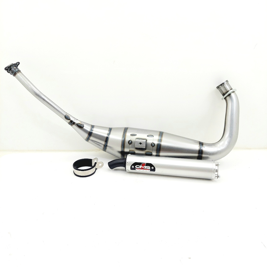 KNALPOT CMS NINJA R  SS LEHER L GALVANIS ORIGINAL CMS