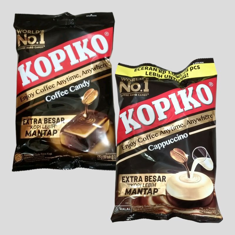 

Kopiko Coffee Shot Classic Permen Sak 175gr [50 butir]