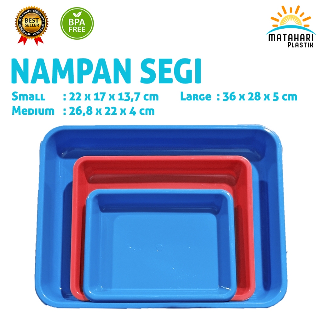 Nampan Segi/Nampan Plastik/Baki Plastik/Nampan Kue/Talam Kue