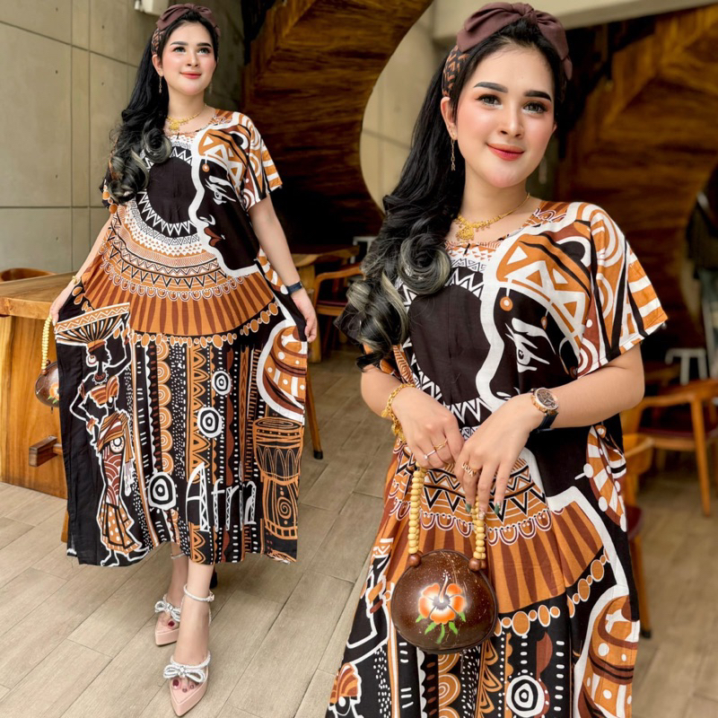 Daster Lowo Jumbo busui DesiAfrika Resleting depan