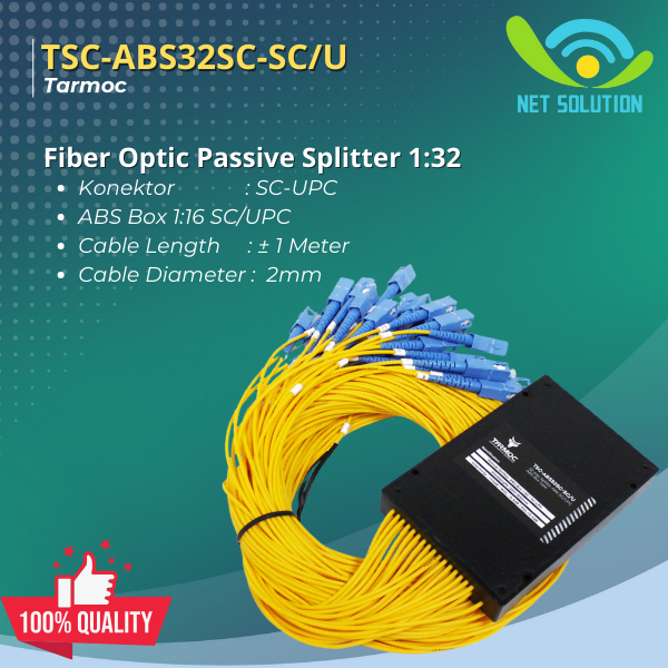 Tarmoc Spliter 1:32 SC/UPC | Fiber Optic ABS PLC Box Splitter 1x32