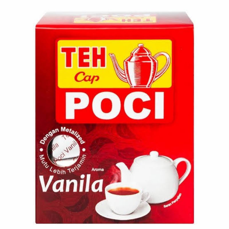 

TEH CELUP CAP POCI AROMA VANILLA ISI 15 KANTONG