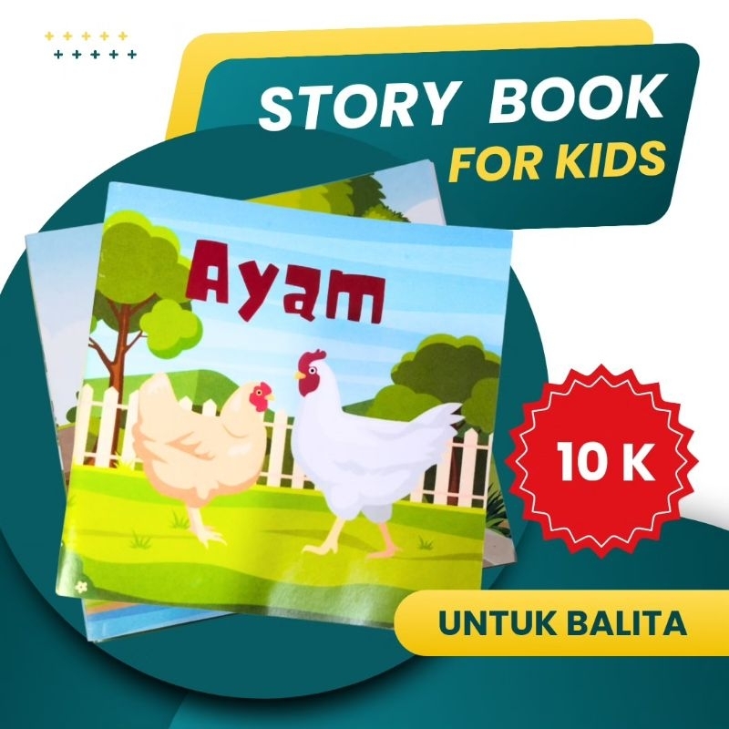 

Buku Cerita Anak bergambar Judul Ayam untuk Anak Balita