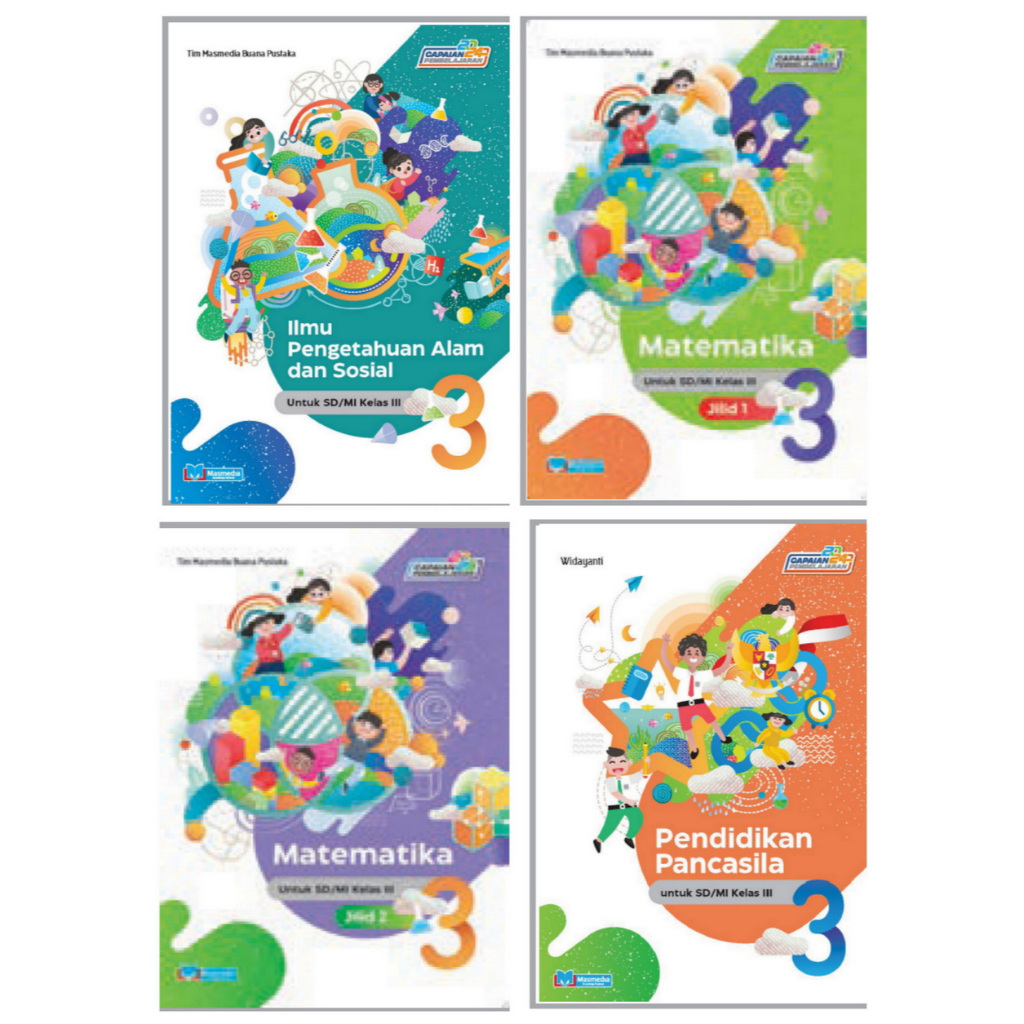 BUKU PAKET KELAS 3 SD KURIKULUM MERDEKA PENERBIT MASMEDIA