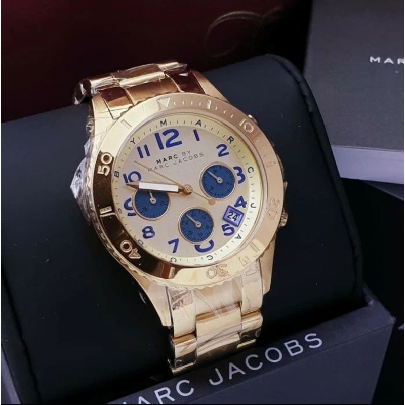 Jam tangan MJ for ladies fullgold chronoaktif 39mm