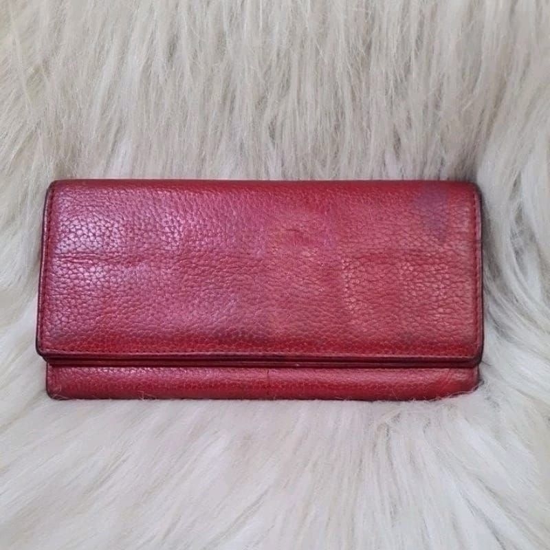 NN Dompet Kulit Asli Red
