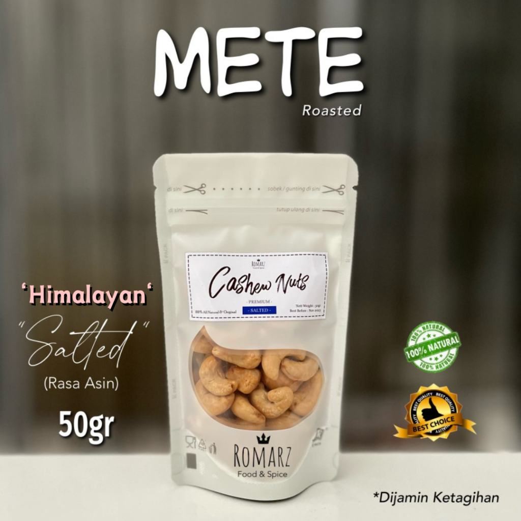 

KACANG METE MEDE OVEN PANGGANG SUPER ROASTED ASIN 50gr
