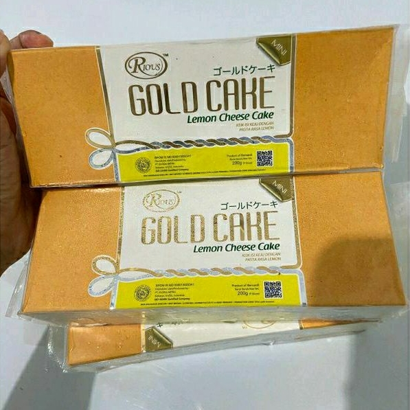 

Rious Gold Cake Lemon Cheese Cake Mini - berat 200gr