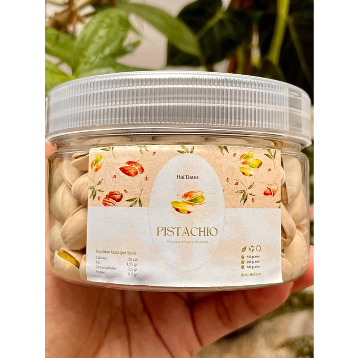 

Kacang Roasted (Panggang) Pistachio Hai Dates - 150g/250g/500g