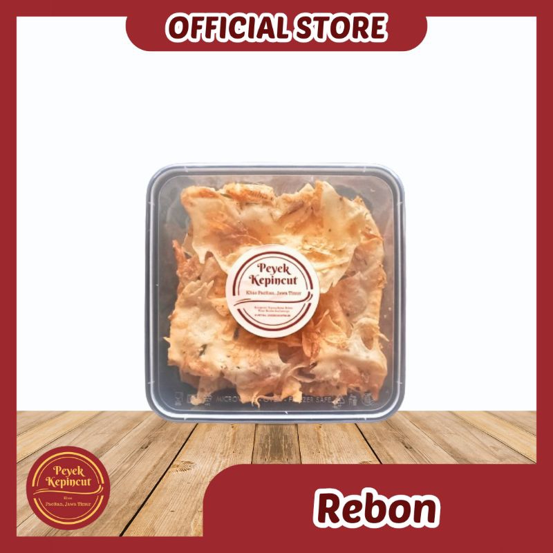 

Peyek Kepincut | Rempeyek Rebon (Ukuran Large) | Oleh-Oleh Khas Pacitan