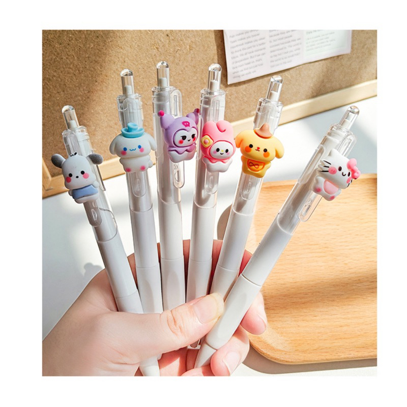 

PEN TINTA HITAM 0,5mm 1 SET ISI 5 MODEL CETEKAN ATAS GAMBAR SANRIO