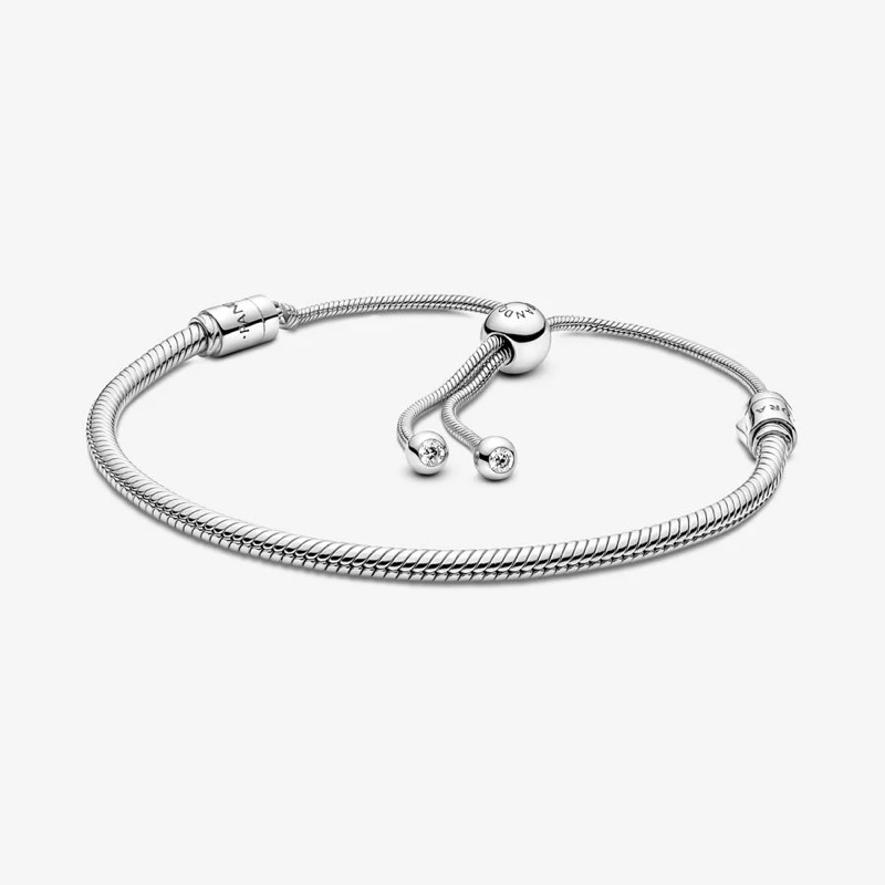 Pandora Moments Snake Chain Slider Bracelet NEW