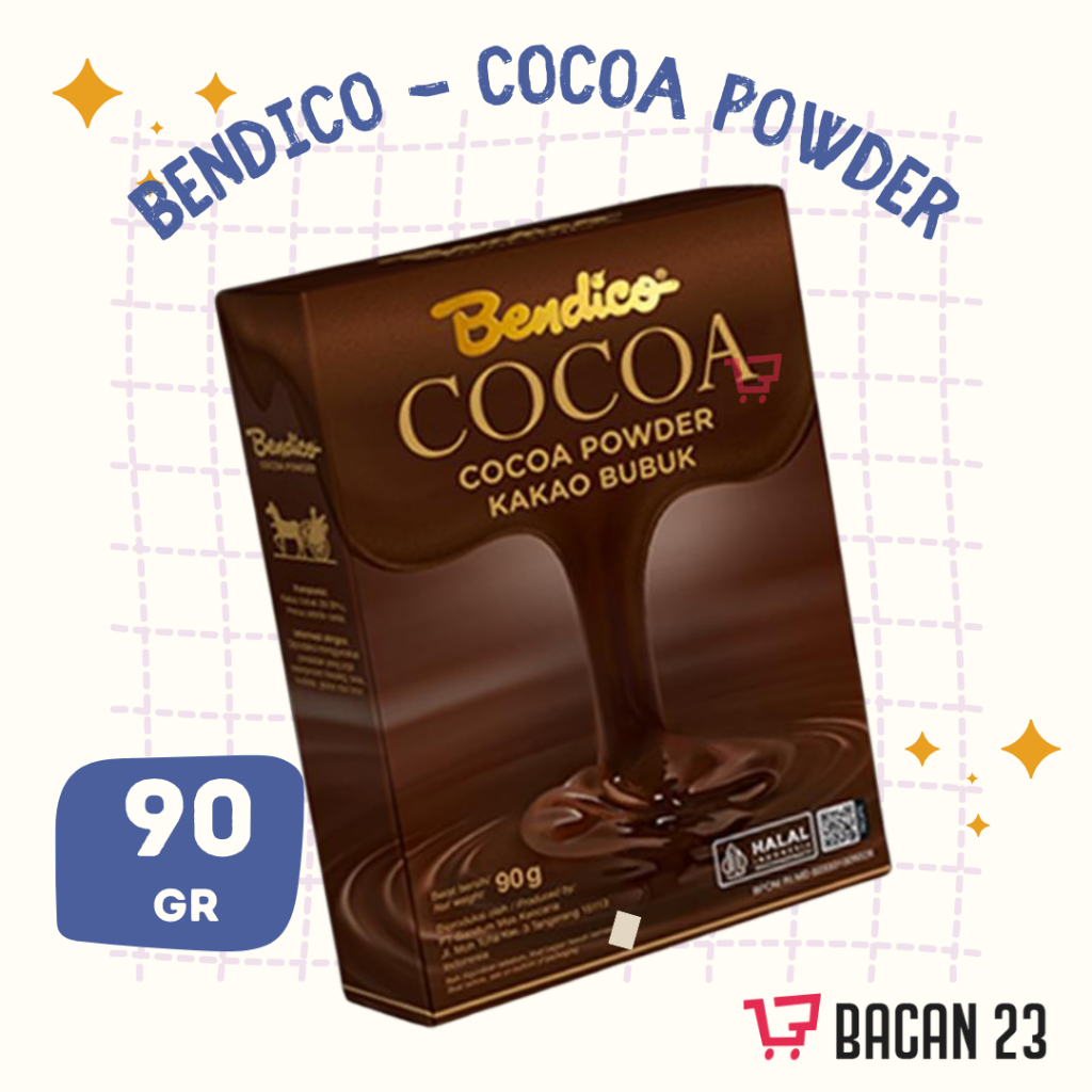 

Bendico Cocoa Powder (90gr) / Bubuk Cocoa / Kakao Bubuk / Bacan 23 - Bacan23