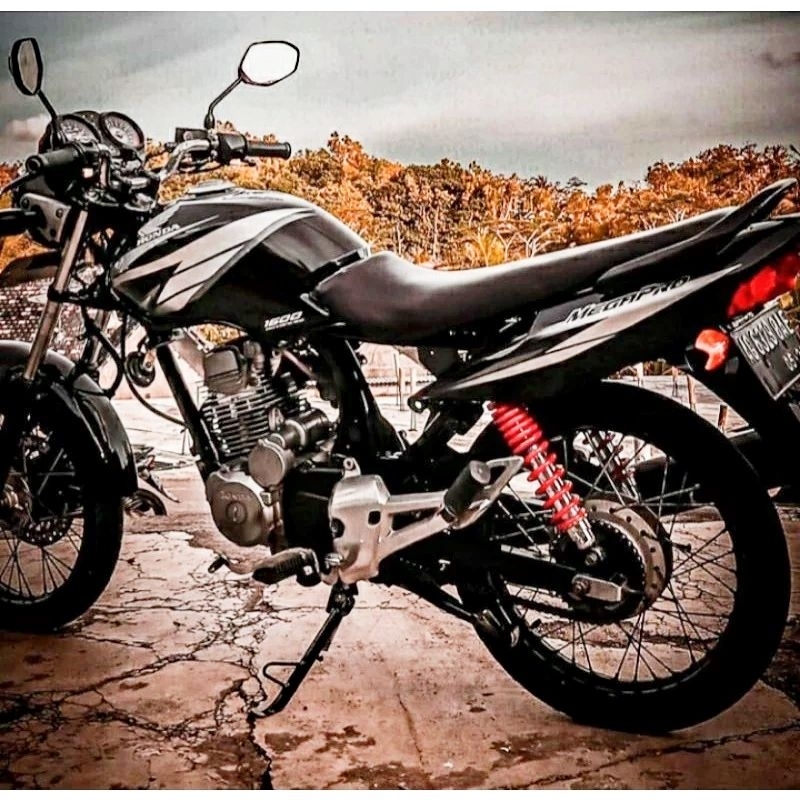 striping sticker standar Honda Megapro Primus 2007