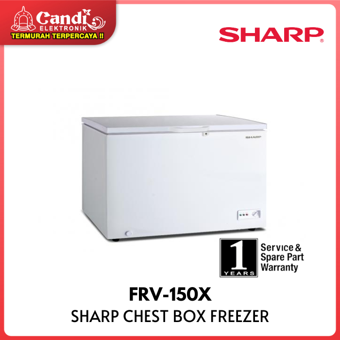 SHARP BOX FREEZER FRV-150X 150 LITER CHEST FREEZER