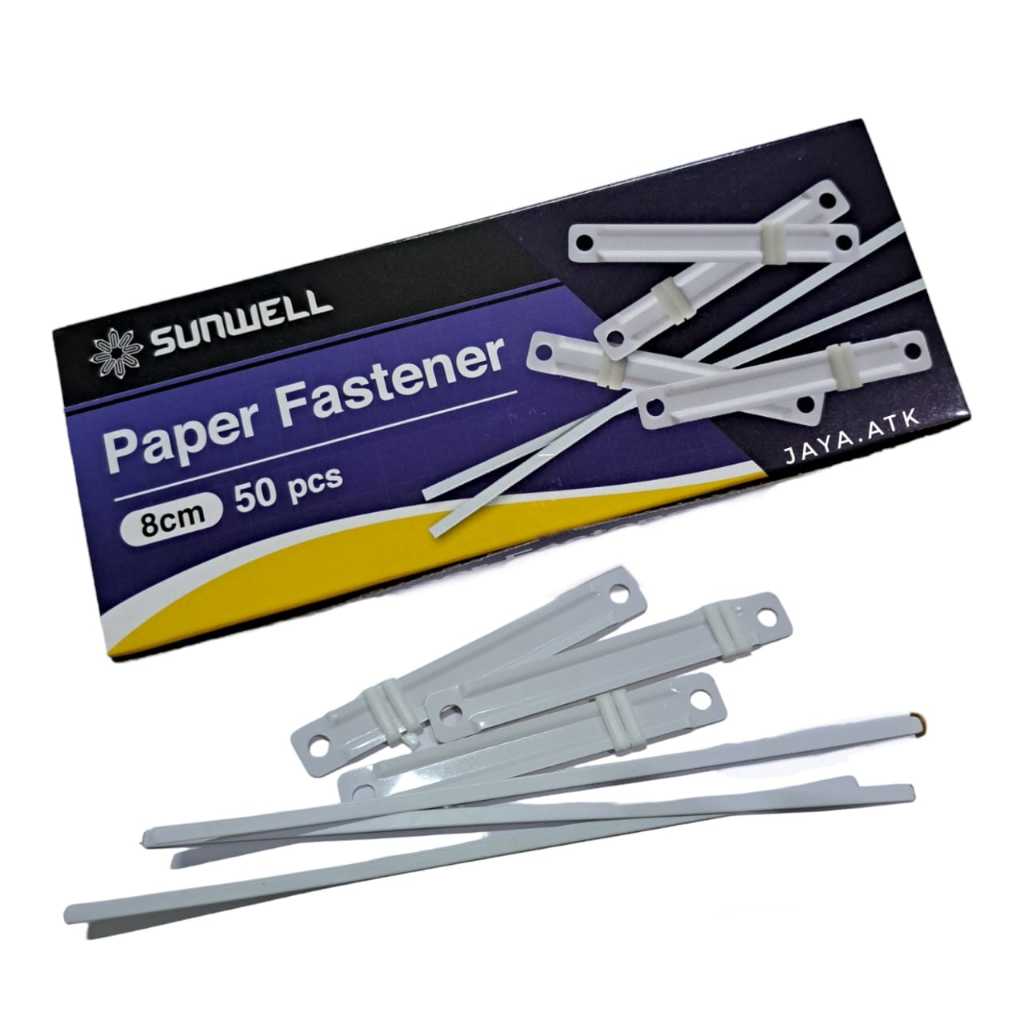 

ACCO PLASTIK PAPER FASTENER PENGIKAT KERTAS DOKUMEN ISI 10 SET