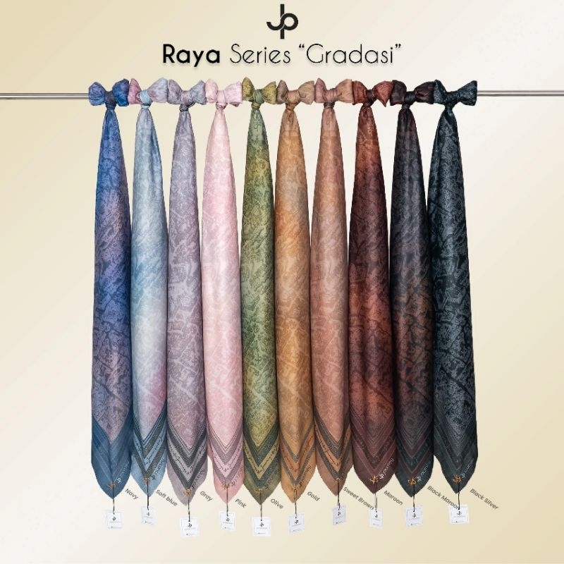 JOURNEY SCARF HIJAB JP JOURNEY RAYA SERIES "GRADA" PROMO RAYA MOTIF TERBARU
