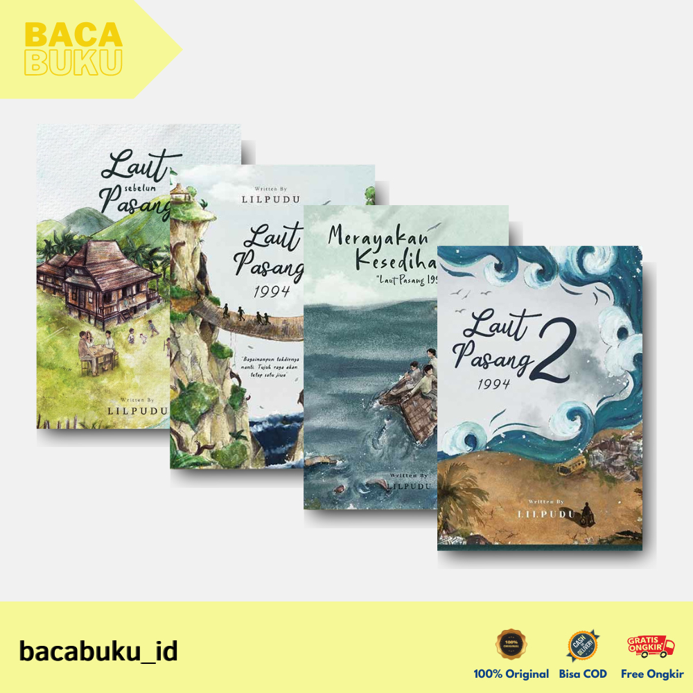 AK - NOVEL LAUT SEBELUM PASANG, LAUT PASANG 1994 | MERAYAKAN KESEDIHAN | LAUT PASANG 2 by Lilpudu