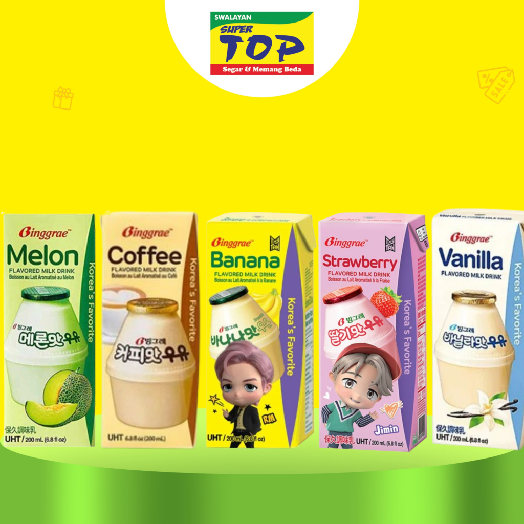 

~TOP~ BINGGRAE MILK BANANA MILK MELON MILK ALL VARIAN 200ML
