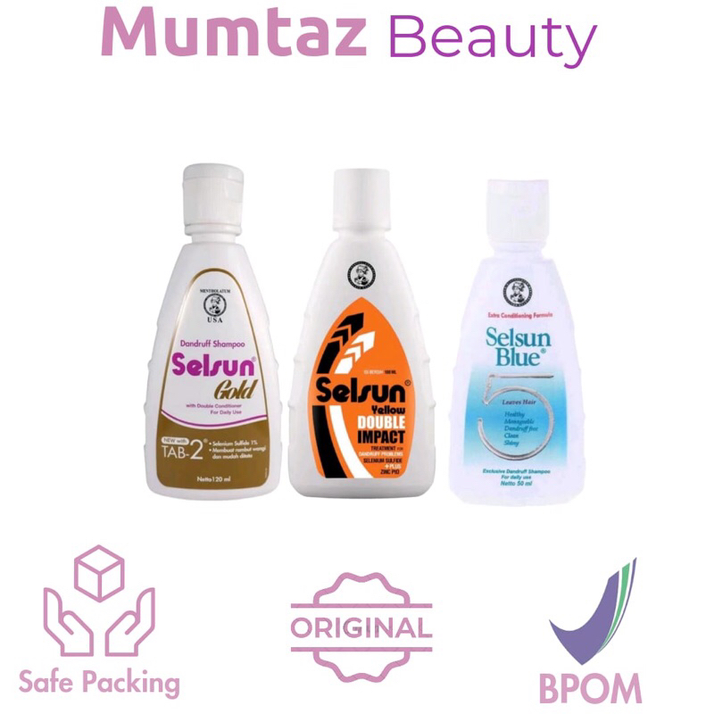 SELSUN | Selsun Yellow Double Impact Shampoo | Selsun Blue Five Shampoo | Selsun gold